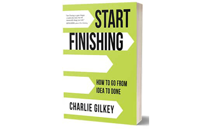 The Image of the book Start Finishing: How to Go from Idea to Done by Charlie Gilkey, which offers solutions for air sandwich problems.
